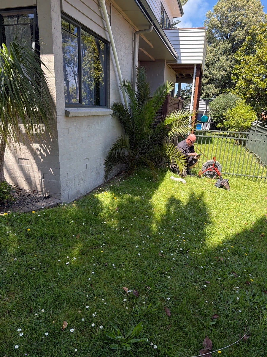 CCTV drain survey at weatherboard home